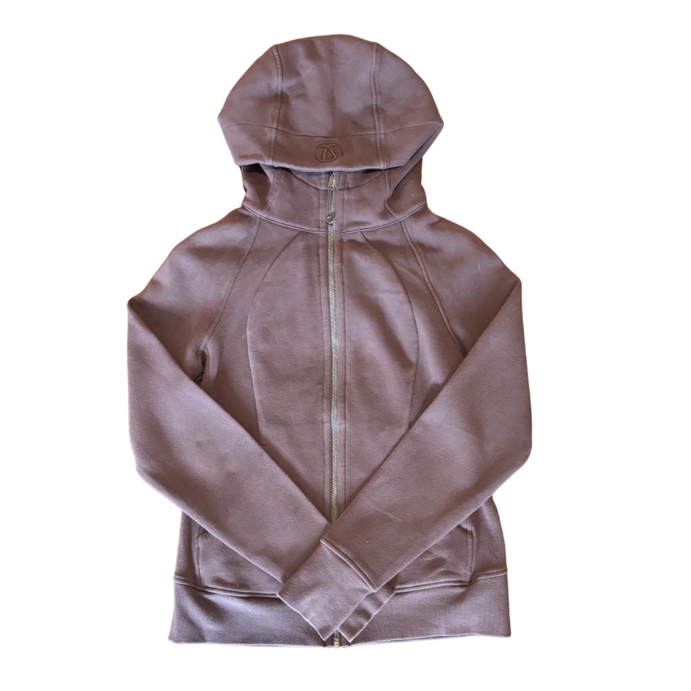 Lululemon Scuba Full Zip Hoodie Size 8 dusty purple